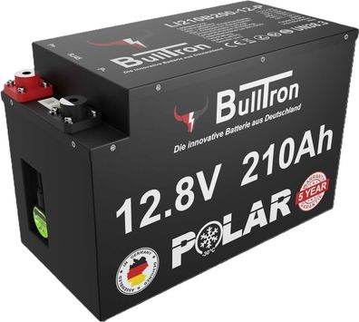 BullTron Polar 210Ah inkl. Smart BMS mit 200A Dauerstrom & Bluetooth App