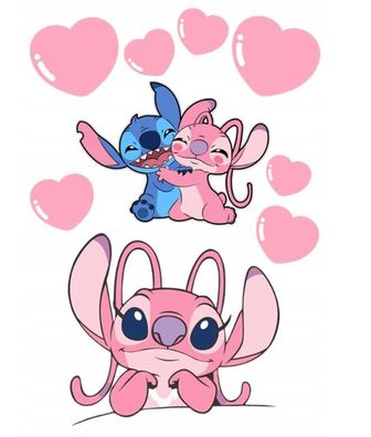 Lilo & Stitch Essbar Tortenaufleger Torte Geburstag Zuckermasse + NAME s02