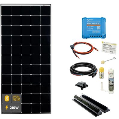 210W Daylight Wohnmobil Solaranlage SOLA Frame schwarz