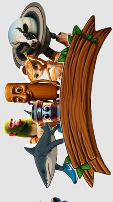 Brainrot 14x10cm Essbar Tortenaufleger Torte Tortenbild Zuckerbild 01