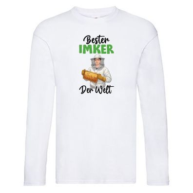Bester Imker | Imkerei v2 Long Sleeve Weiß