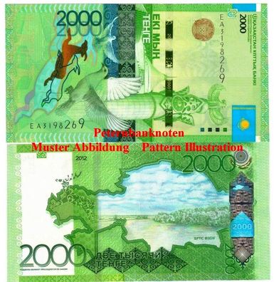 Kasachstan / Kazakhstan 2000 Tenge 2020 Unc P New 6745#