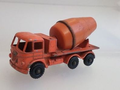 Foden Cement Mixer orange Matchbox 1-75 No. 26B Modellauto