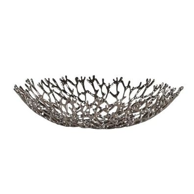 Obstschale - Korallenoptik - Edle Runde-Schale Design-Fruchschale Corallo Bowl