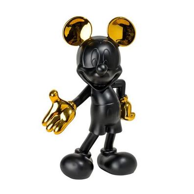 Dekofigur - Micky Mous - Pop-Art Figur mit Goldakzent Dekofigur Iconic Elegance