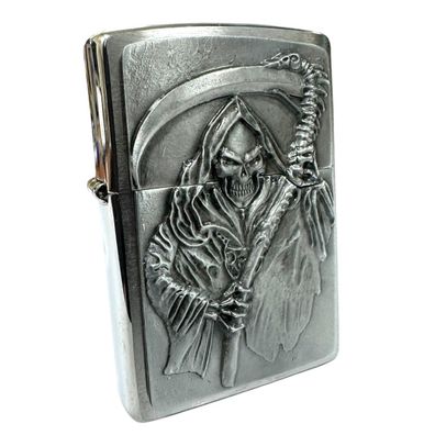 Zippo Feuerzeug Reapers Curse 2000856 – Emblem Sensenmann | Messing