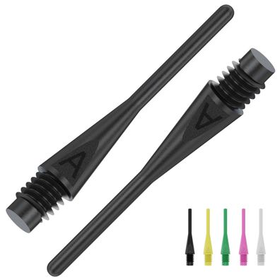 BULL'S AXX Soft Tips Long 6mm(2BA) / 6 Stck / 100/weiß