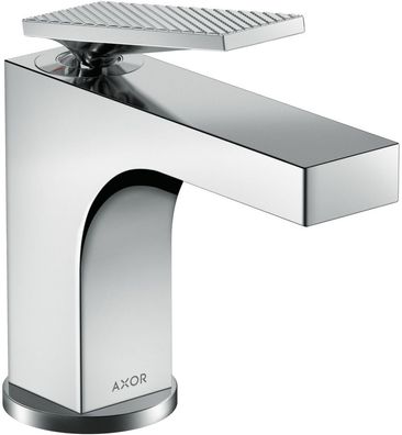 AXOR Citterio Einhebel-Waschtischarmatur 90 mit Rautenschliff mit Zugstangen-Ablaufga