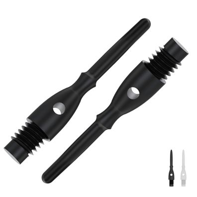 BULL'S Mega Point Tips Long 6mm(2BA) / 6 Stck / 100/weiß