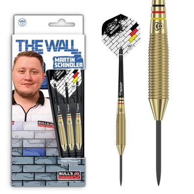BULL'S Martin Schindler Natural Brass Steel Dart / 1 Satz / 21 Gr