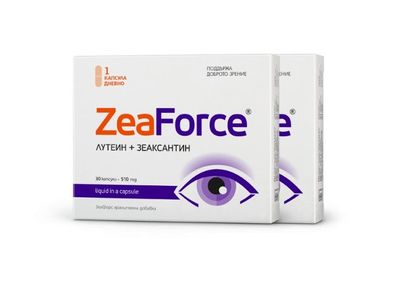 2x ZeaForce - Augen-Formel mit Lutein & Zeaxanthin - Für gesunde Augen & klare Sicht