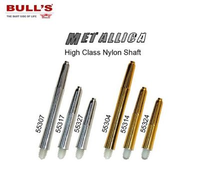 Bull's Metallic Nylon / 12 Satz / m/gold