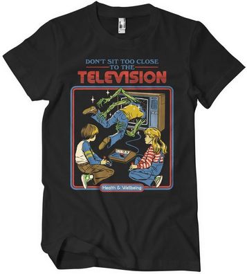 Steven Rhodes Don't Sit Too Close To The Television Big Tall T-Shirt