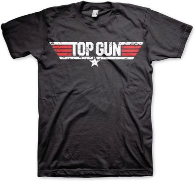 Top Gun Distressed Logo Big Tall T-Shirt PM-1-TTG008-H26-9