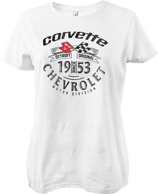 Corvette Damen Detroit Original Girly Tee GM-1-CORV014-H92-11