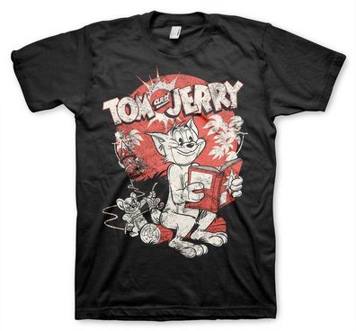 Tom &amp; Jerry Vintage Comic Big Tall T-Shirt WB-1-TJ001-H64-7