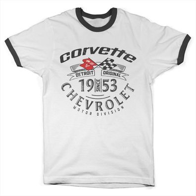 Corvette Detroit Original Ringer Tee GM-51-CORV014-H92-11