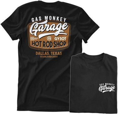 Gas Monkey Garage GMG Rusty Hot Rod T-Shirt GMG-1-GMG106-H90-4