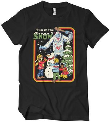Steven Rhodes Fun In The Snow Big Tall T-Shirt DTR-1-SR111-DTF753