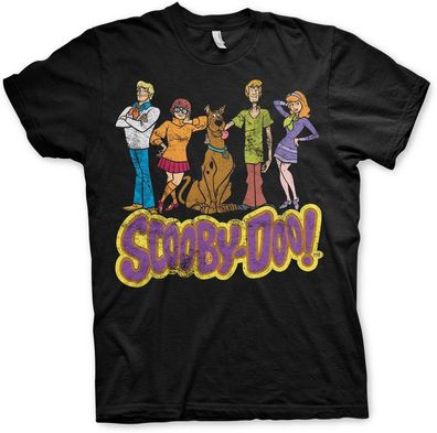 Scooby Doo Team Distressed T-Shirt WB-1-SBD003-H67-5