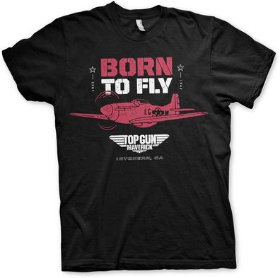 Top Gun Born To Fly Big Tall T-Shirt PM-1-TGM008-H93-14