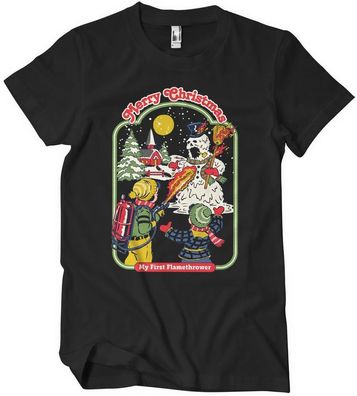 Steven Rhodes My First Flamethrower Big Tall T-Shirt DTR-1-SR015-DTF749