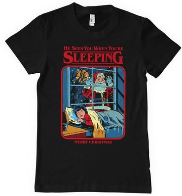 Steven Rhodes Santa Sees You Big Tall T-Shirt DTR-1-SR013-DTF759