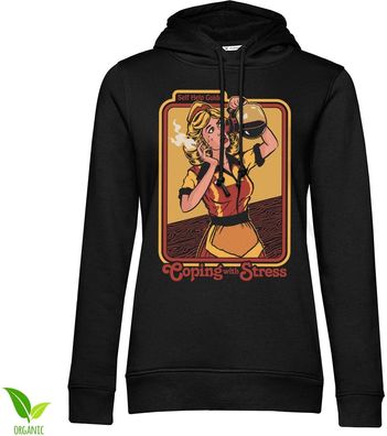 Steven Rhodes Damen Coping With Stress Girly Hoodie DTR-57-SR004-DTF761