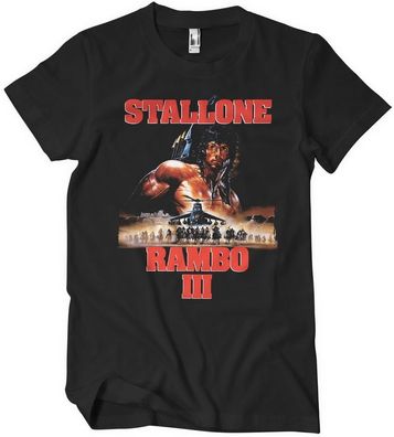 Rambo III Poster Big Tall T-Shirt CLC-1-RBO007-DTF757
