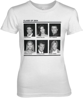 Friends Damen Class Of 2004 Girly Tee WB-5-FRND003-H90-10