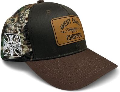 WCC West Coast Choppers Cap Hunter Trucker Hat WCCPT167BN