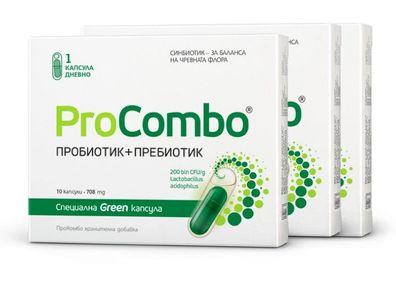 3x ProCombo - Premium Synbiotikum 10 Kapseln