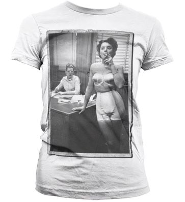 Hybris Damen Smoking Lingerie Model Girly T-Shirt SH-5-15439-H27-5