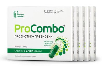 5 x10 ProCombo - Premium Synbiotikum Kapseln