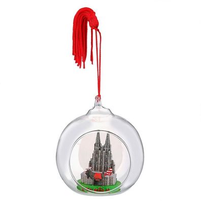 1. FC Köln Weihnachtsbaumkugel Glas 3D 4080547
