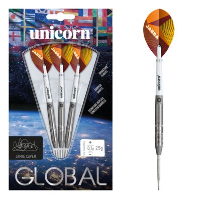 Unicorn Global Jamie Caven 25g Steel Tip 90% Tungsten / 1 Satz / 25 Gr