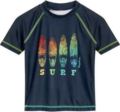 Playshoes Kinder Uv-Schutz Bade-Shirt 1/2-Arm Surf 461434