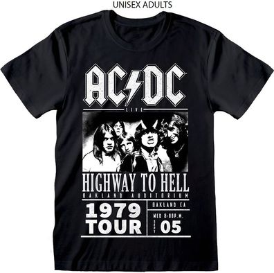 AC/DC Highway To Hell 1979 Tour T-Shirt ACD08625TSB