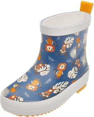 Playshoes Kinder Gummistiefel Halbschaft Dschungel 180372