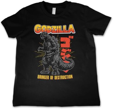 Godzilla Kinder T-Shirt Bringe Of Destruction Kids Tee TH-12-GZA002-DTF547