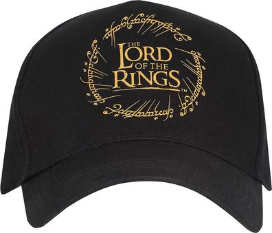 The Lord Of The Rings Gold Logo Cap LOR08545CAB