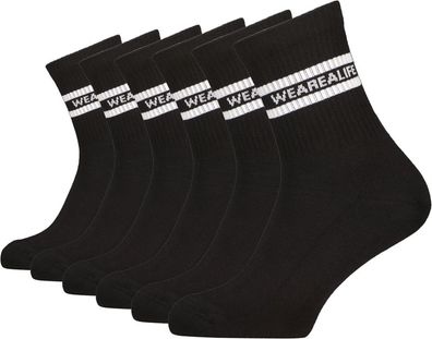 Alife &amp; Kickin Damen Socken HenjaAK Crew Cush Socks 6er Pack 44020-9999