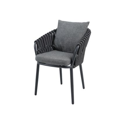 Best Torino Dinning Sessel Gartenstuhl mit Armlehnen Anthrazit 58 x 63 x 78 cm