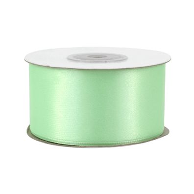 Satinband 38mm x 25m Rolle Hellgrün / Zartgrün
