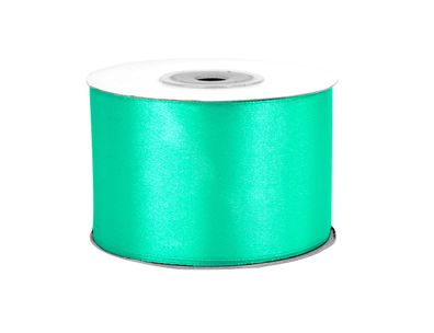 Satinband 50mm x 25m Rolle Türkisgrün / Aqua