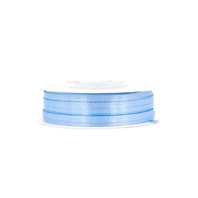 Satinband 3mm x 50m Rolle Eisblau