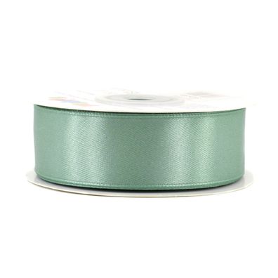 Satinband 25mm x 25m Rolle Eukalyptus