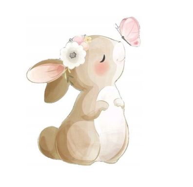 Kaninchen 14x10cm Essbar Hase Tortenaufleger Torte Tortenbild Zuckerbild