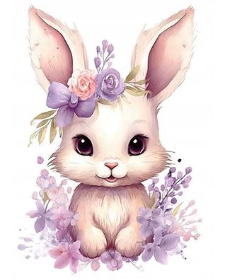 Kaninchen 14x10cm Essbar Hase Tortenaufleger Torte Tortenbild Zuckerbild k01