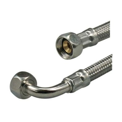 Flexibler Spülkastenanschluss 3/8" - Überwurf x Überwurf mit Winkel